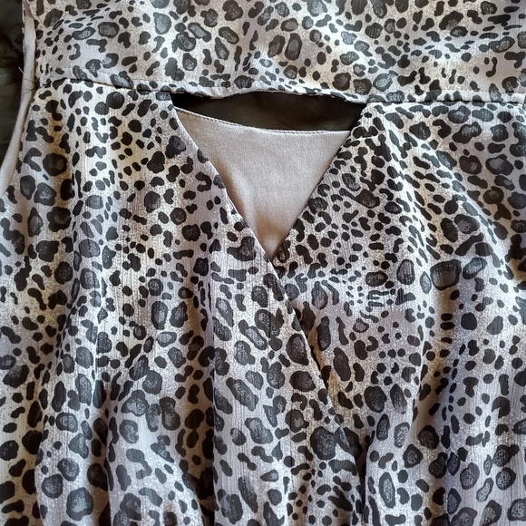 High low leopard print dress - Picture 4 of 5